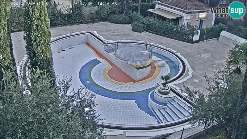 Piscina Villaggio Mare Blu EN VIVO webcam Bibione Pineda – Italia