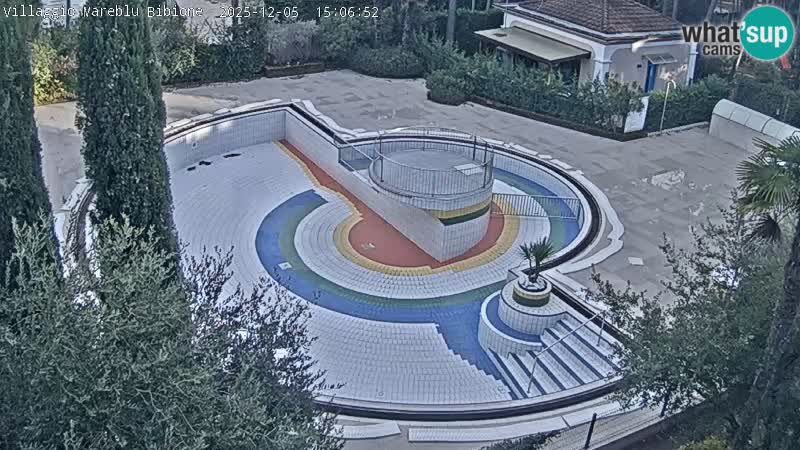 Piscina Villaggio Mare Blu webcam LIVE Bibione Pineda – Italia