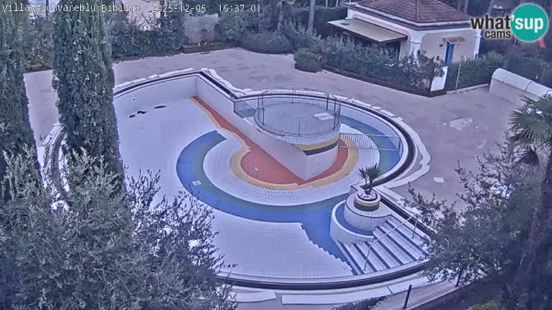 Villaggio Mare Blu pool LIVE webcam Bibione Pineda – Italy