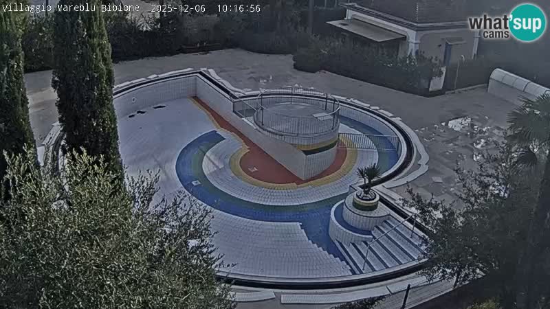 Piscina Villaggio Mare Blu webcam LIVE Bibione Pineda – Italia