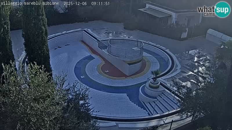 Villaggio Mare Blu piscine LIVE webcam Bibione Pineda – Italie