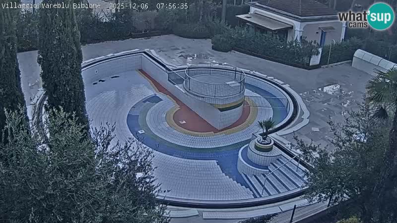 Villaggio Mare Blu piscine LIVE webcam Bibione Pineda – Italie