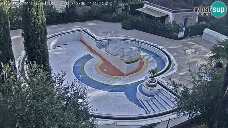 Piscina Villaggio Mare Blu webcam LIVE Bibione Pineda – Italia