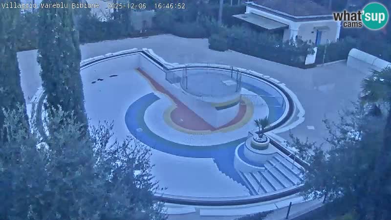 Piscina Villaggio Mare Blu webcam LIVE Bibione Pineda – Italia