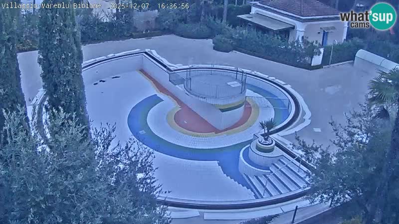 Villaggio Mare Blu piscine LIVE webcam Bibione Pineda – Italie