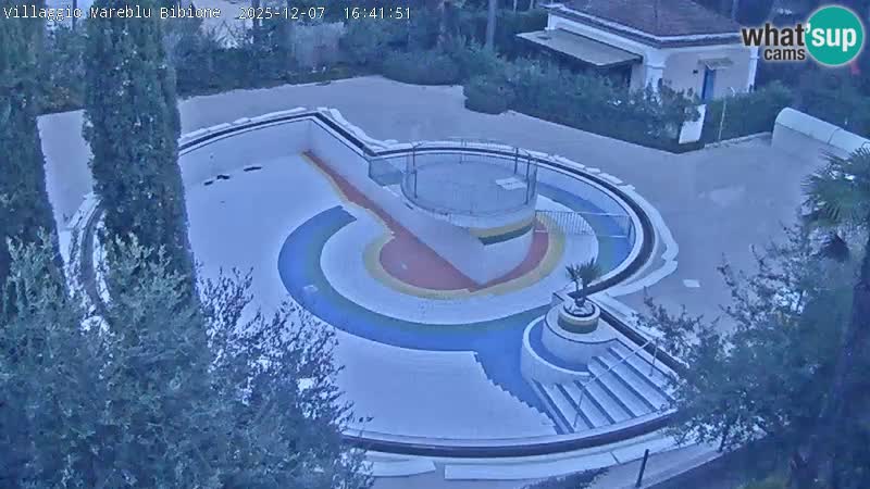 Piscina Villaggio Mare Blu webcam LIVE Bibione Pineda – Italia