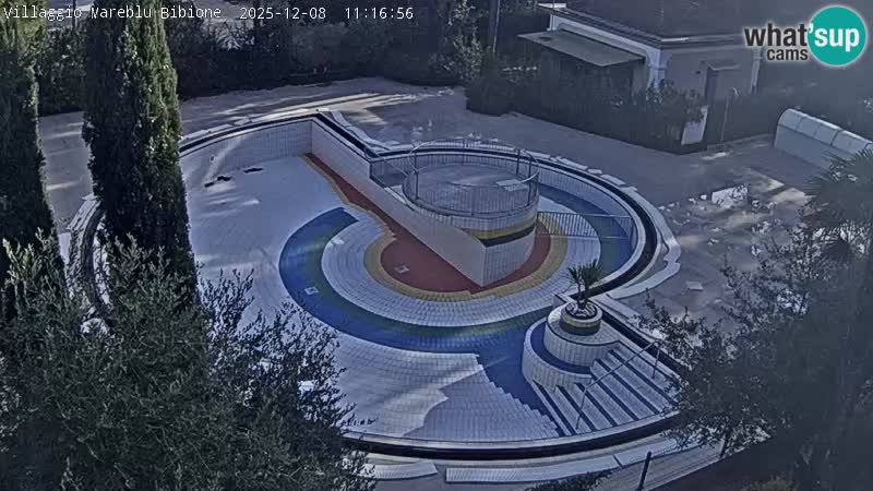 Piscina Villaggio Mare Blu EN VIVO webcam Bibione Pineda – Italia