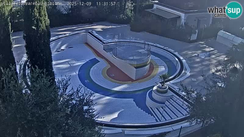 Piscina Villaggio Mare Blu EN VIVO webcam Bibione Pineda – Italia
