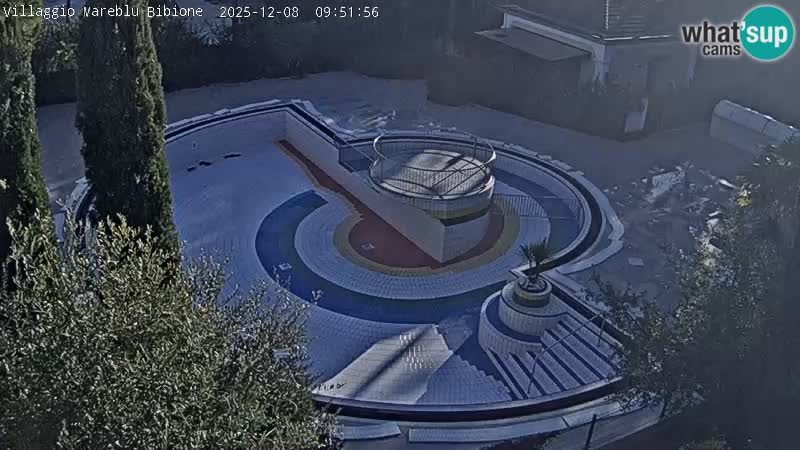 Villaggio Mare Blu piscine LIVE webcam Bibione Pineda – Italie