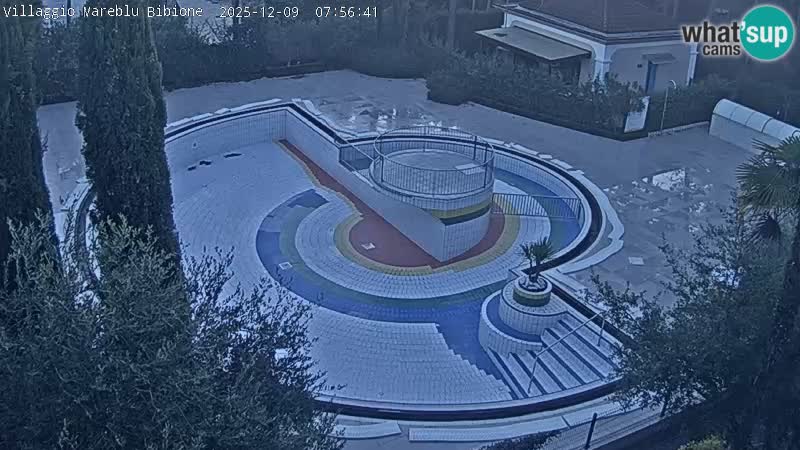 Villaggio Mare Blu bazen Spletna kamera V živo Bibione Pineda – Italija