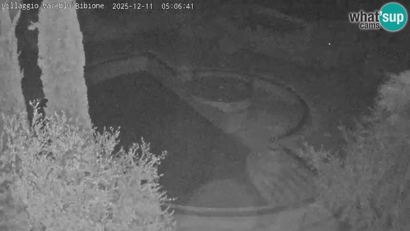Villaggio Mare Blu bazen UŽIVO web kamera Bibione Pineda – Italija
