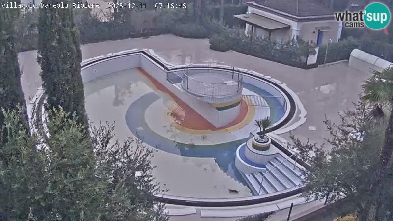 Villaggio Mare Blu piscine LIVE webcam Bibione Pineda – Italie