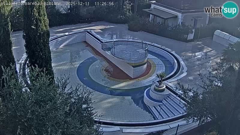 Piscina Villaggio Mare Blu webcam LIVE Bibione Pineda – Italia