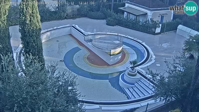 Piscina Villaggio Mare Blu webcam LIVE Bibione Pineda – Italia