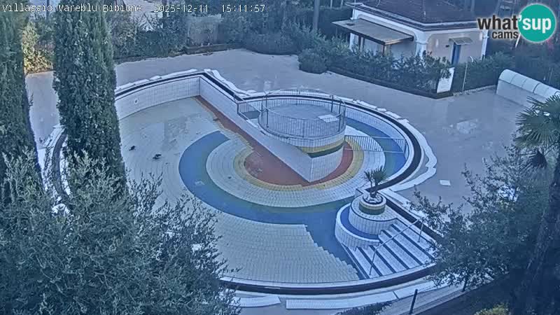 Villaggio Mare Blu pool LIVE webcam Bibione Pineda – Italy