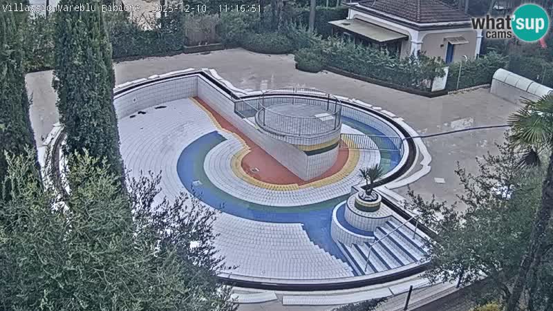 Villaggio Mare Blu piscine LIVE webcam Bibione Pineda – Italie