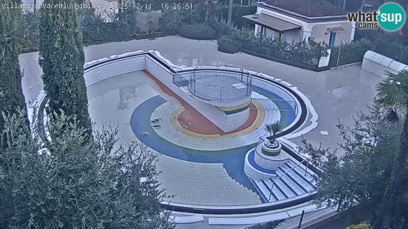 Villaggio Mare Blu piscine LIVE webcam Bibione Pineda – Italie