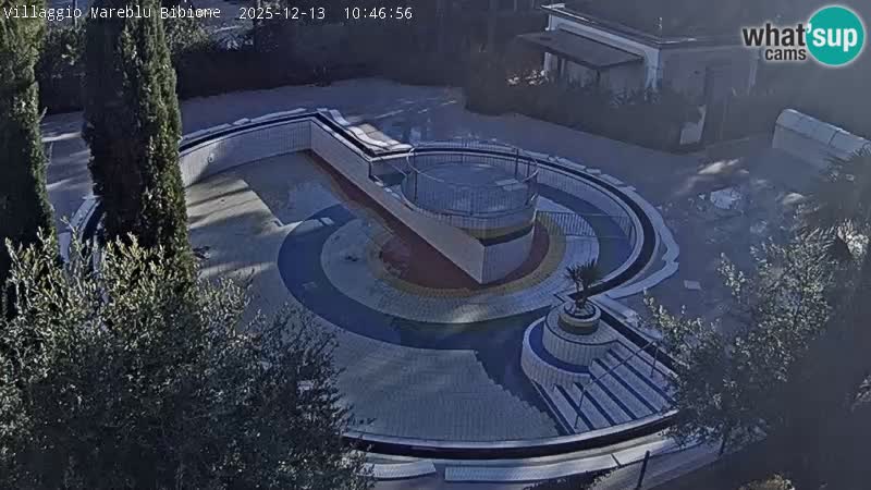 Villaggio Mare Blu bazen Spletna kamera V živo Bibione Pineda – Italija