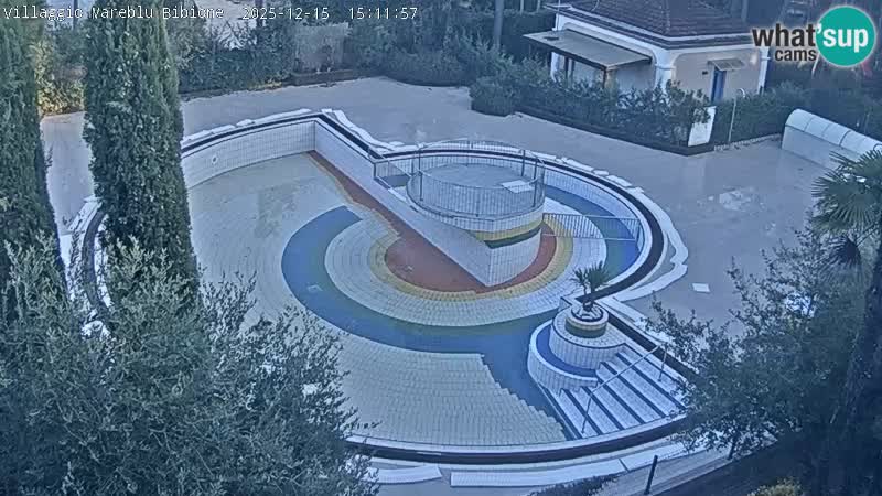 Piscina Villaggio Mare Blu webcam LIVE Bibione Pineda – Italia