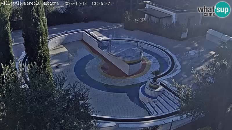 Villaggio Mare Blu bazen Spletna kamera V živo Bibione Pineda – Italija