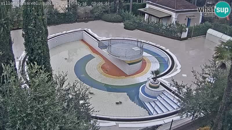 Piscina Villaggio Mare Blu webcam LIVE Bibione Pineda – Italia