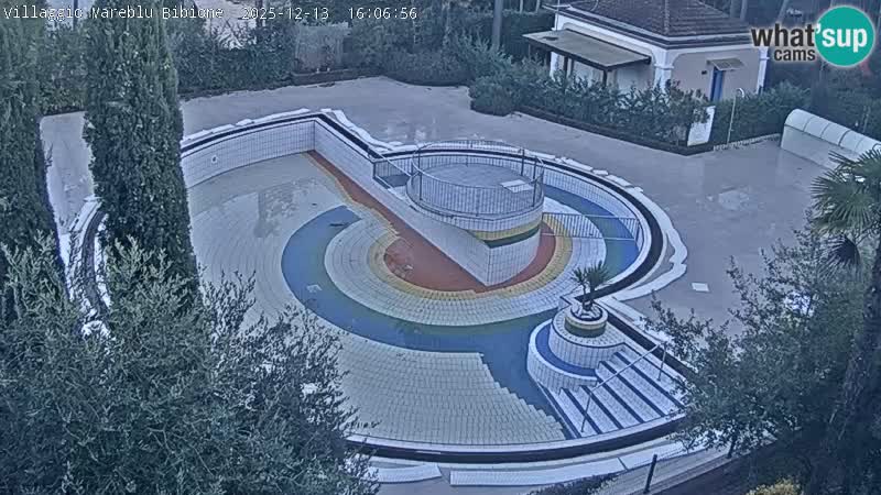 Villaggio Mare Blu pool LIVE webcam Bibione Pineda – Italy