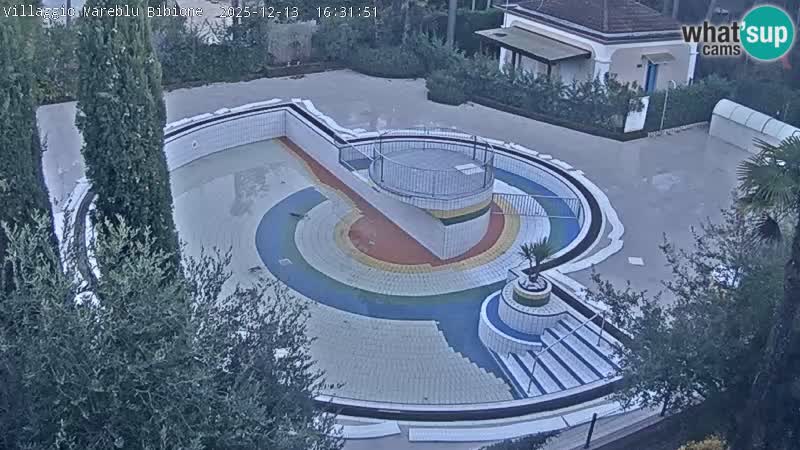 Villaggio Mare Blu pool LIVE webcam Bibione Pineda – Italy