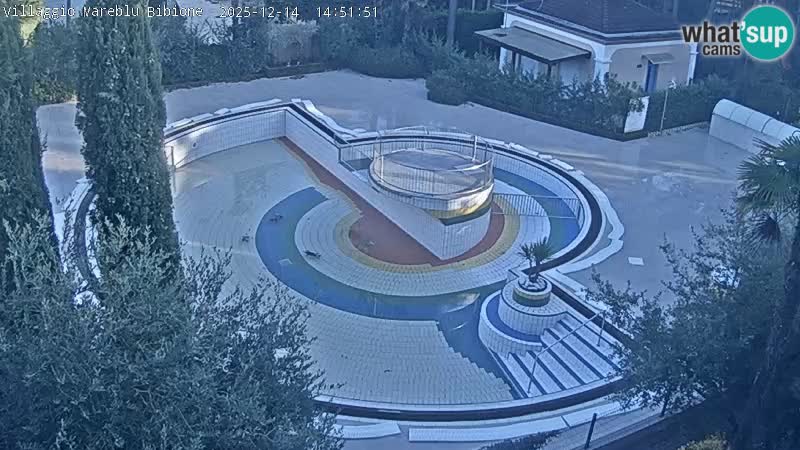 Villaggio Mare Blu piscine LIVE webcam Bibione Pineda – Italie