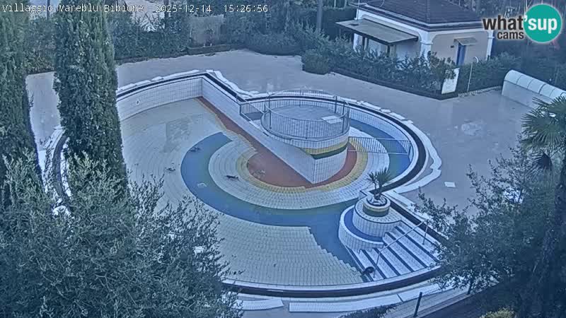 Piscina Villaggio Mare Blu EN VIVO webcam Bibione Pineda – Italia