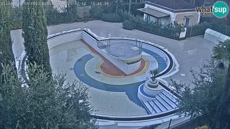 Villaggio Mare Blu piscine LIVE webcam Bibione Pineda – Italie