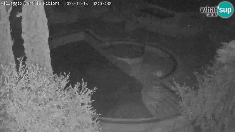 Villaggio Mare Blu bazen Spletna kamera V živo Bibione Pineda – Italija