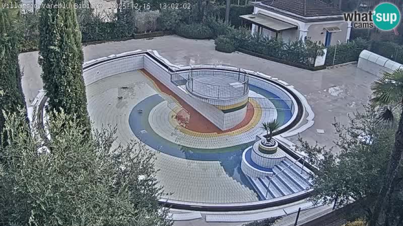 Villaggio Mare Blu piscine LIVE webcam Bibione Pineda – Italie