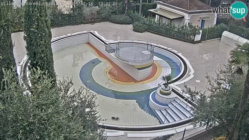 Piscina Villaggio Mare Blu webcam LIVE Bibione Pineda – Italia