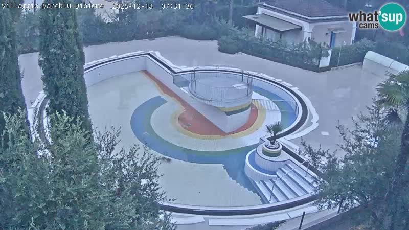 Piscina Villaggio Mare Blu EN VIVO webcam Bibione Pineda – Italia