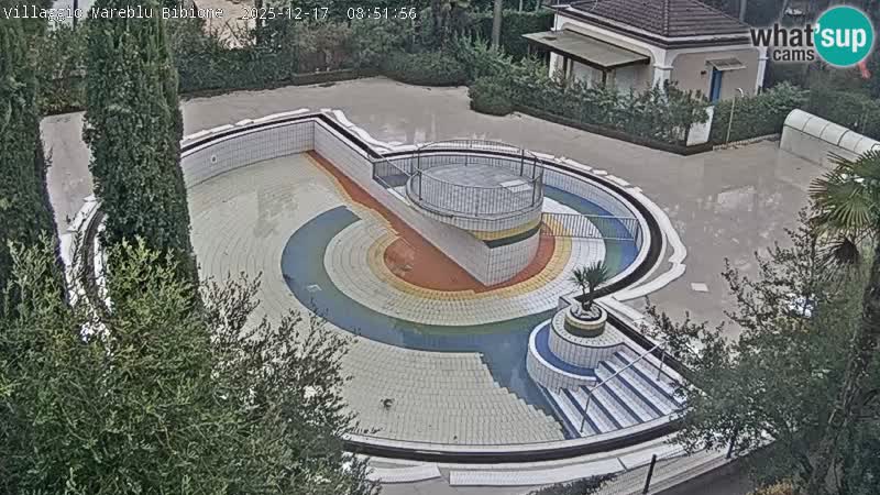 Villaggio Mare Blu pool LIVE webcam Bibione Pineda – Italy