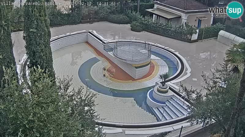 Villaggio Mare Blu piscine LIVE webcam Bibione Pineda – Italie