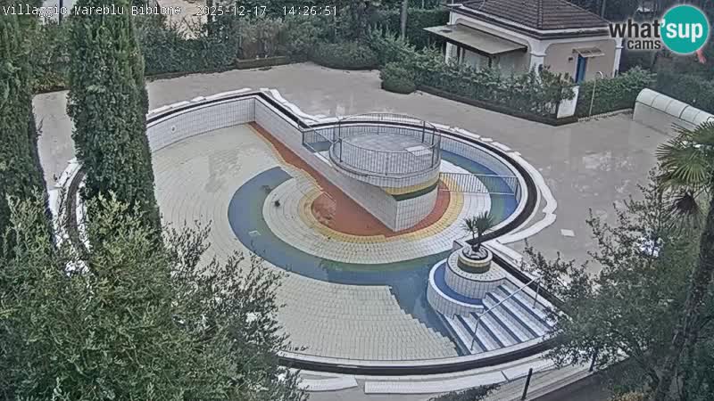 Villaggio Mare Blu piscine LIVE webcam Bibione Pineda – Italie