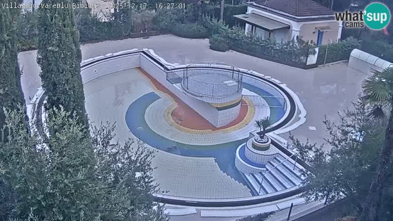 Villaggio Mare Blu piscine LIVE webcam Bibione Pineda – Italie