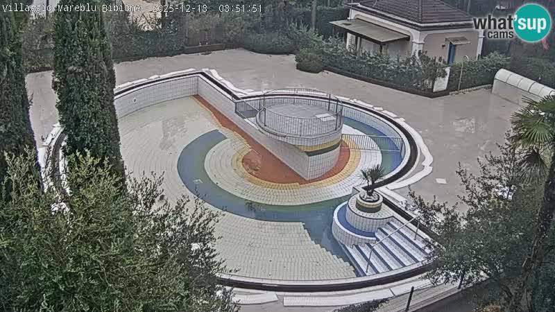 Piscina Villaggio Mare Blu EN VIVO webcam Bibione Pineda – Italia