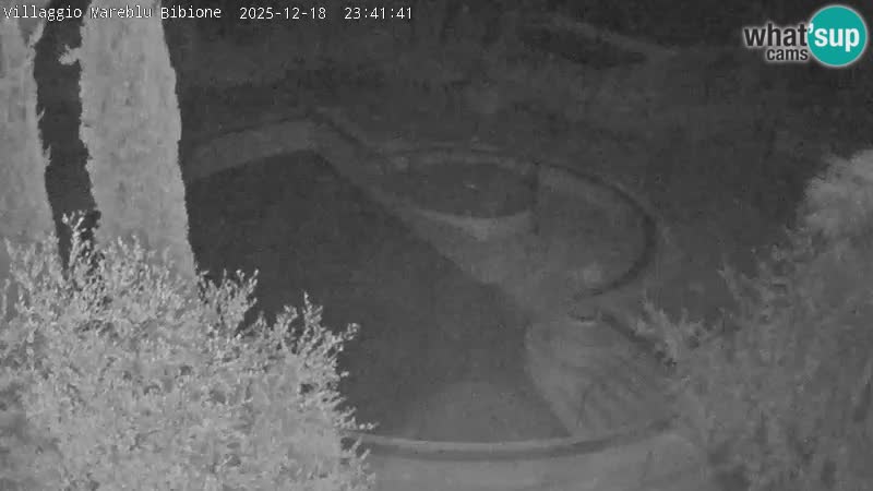 Villaggio Mare Blu bazen UŽIVO web kamera Bibione Pineda – Italija
