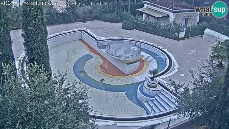 Piscina Villaggio Mare Blu webcam LIVE Bibione Pineda – Italia