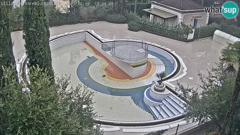 Villaggio Mare Blu pool LIVE webcam Bibione Pineda – Italy