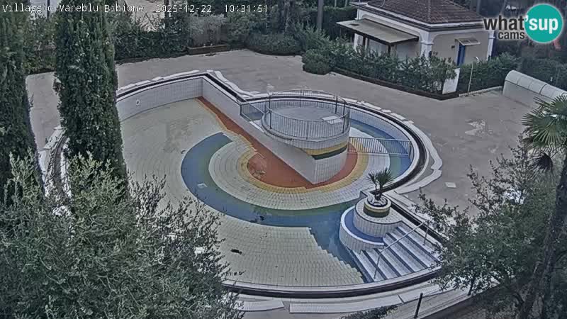 Piscina Villaggio Mare Blu EN VIVO webcam Bibione Pineda – Italia