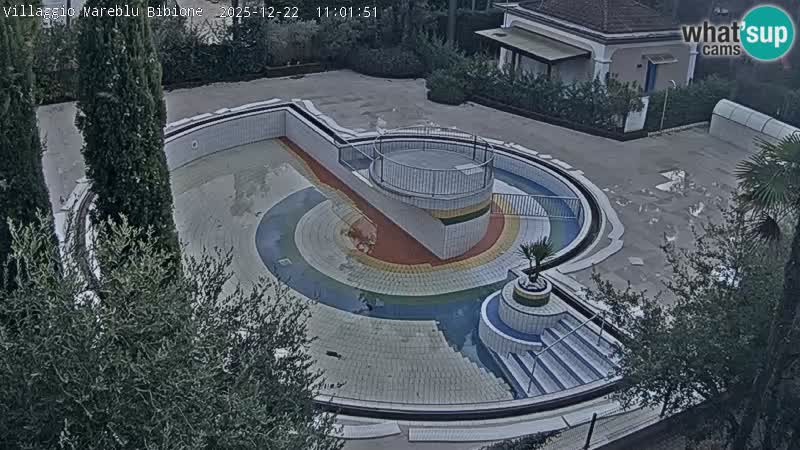 Villaggio Mare Blu piscine LIVE webcam Bibione Pineda – Italie