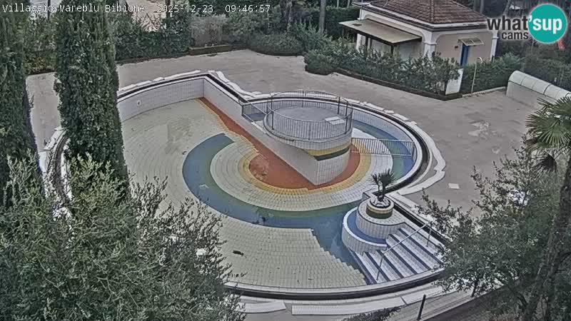 Piscina Villaggio Mare Blu EN VIVO webcam Bibione Pineda – Italia