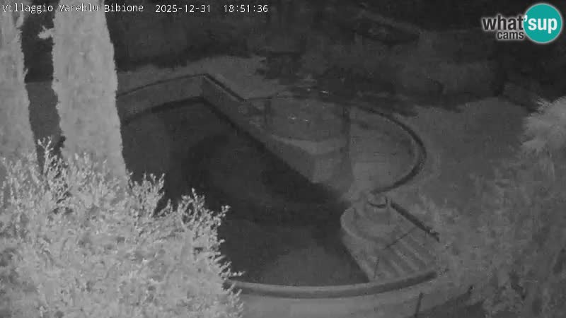 Villaggio Mare Blu bazen UŽIVO web kamera Bibione Pineda – Italija