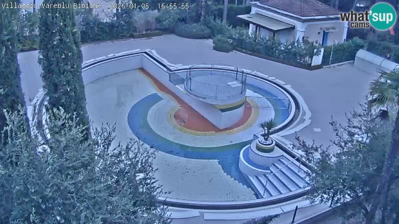 Piscina Villaggio Mare Blu EN VIVO webcam Bibione Pineda – Italia