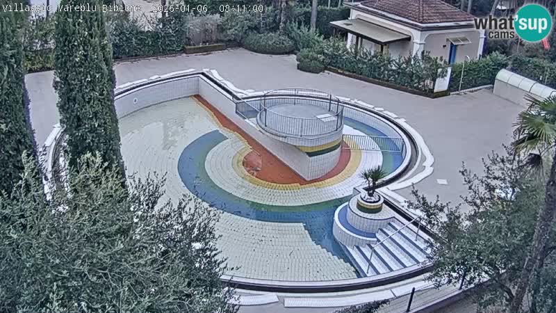 Villaggio Mare Blu pool LIVE webcam Bibione Pineda – Italy