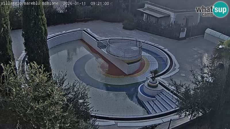 Piscina Villaggio Mare Blu EN VIVO webcam Bibione Pineda – Italia