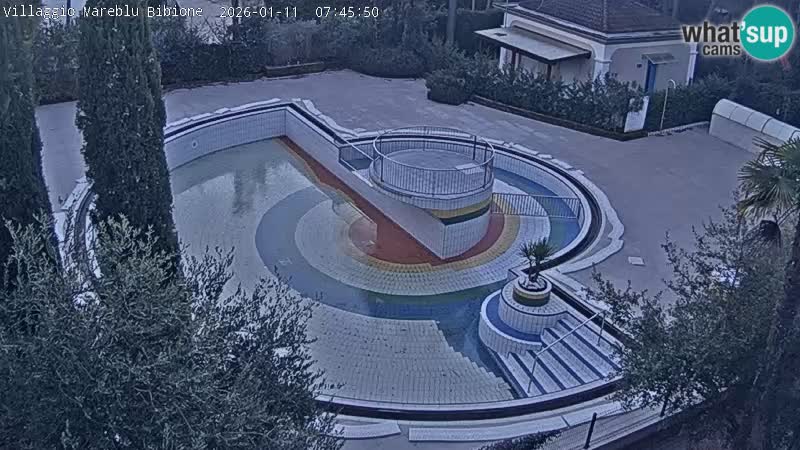 Piscina Villaggio Mare Blu webcam LIVE Bibione Pineda – Italia